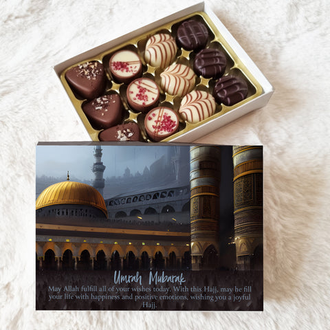 Personalised Umrah / Hajj Choccybox - Mosque