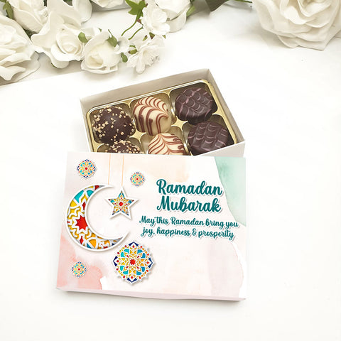 Personalised Ramadan Choccybox - Moon & Stars Personalised Ramadan Choccybox - Moon & Stars