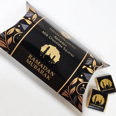 Black Ramadan Mubarak Box - 50 Chocolates