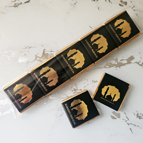 Ramadan Mubarak 5 Packs - Black / Gold
