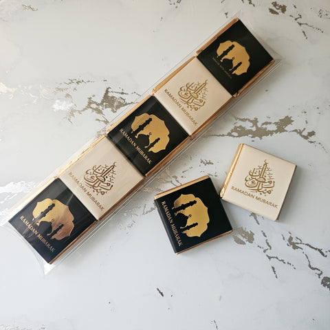 Ramadan Mubarak 5 Packs - Black & Cream
