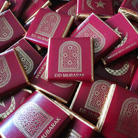 Eid Mubarak 5 Packs - Burgundy / Gold