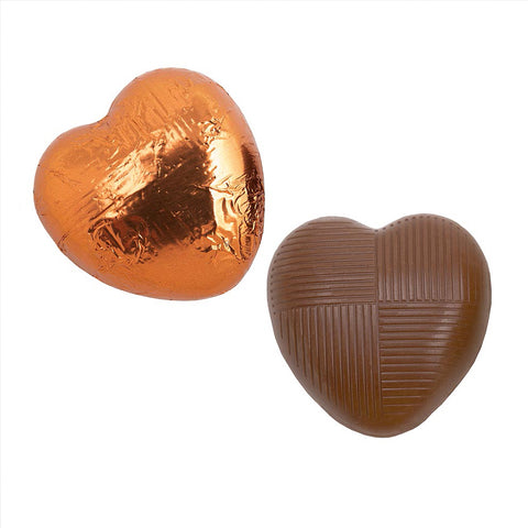 Copper Foiled Hearts x 50
