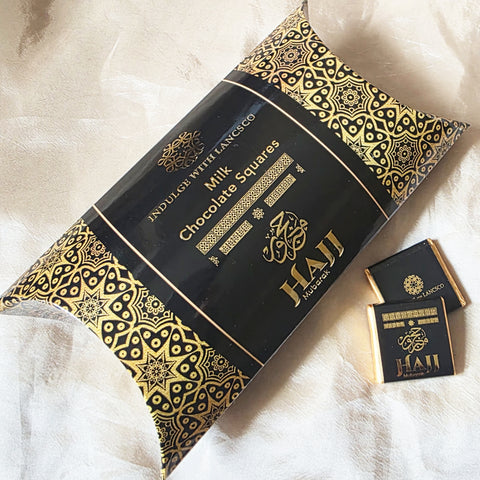 Hajj Gift Box - Black Design x 50 Chocolate Squares
