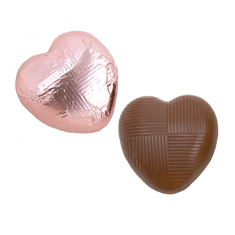 Rose Gold Foiled Hearts x 50