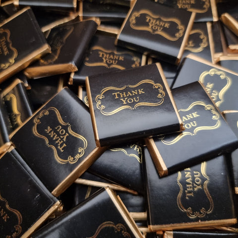 Thank You - Milk Chocolate Neapolitan Squares x 50