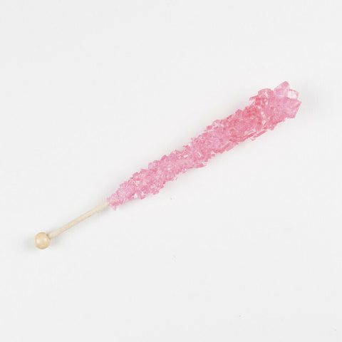 Pink Cherry Rock Candy Sticks