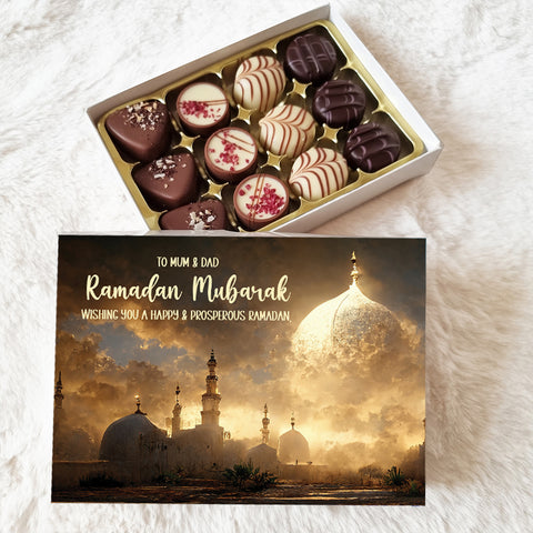 Personalised Ramadan Choccybox - Black Mosque