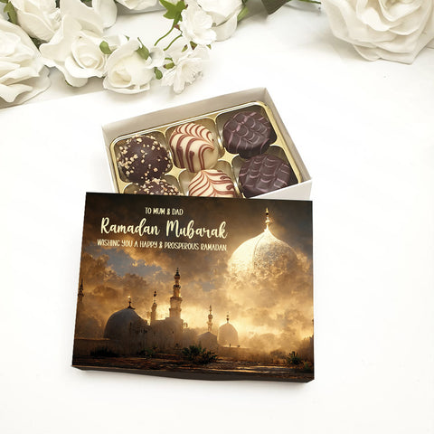 Personalised Ramadan Choccybox - Black Mosque