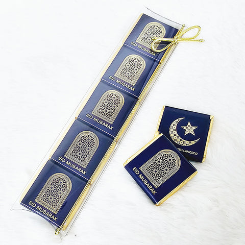 Eid Mubarak 5 Packs - Navy Blue / Gold