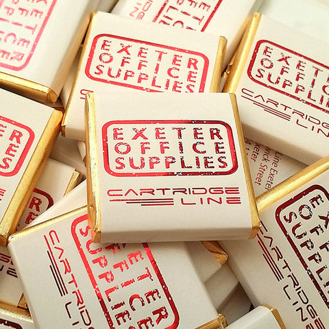 Foil Printed Belgium Neapolitan Squares For Business x 4000
