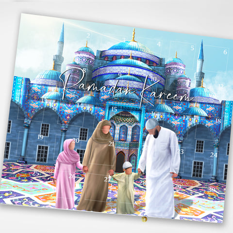 Ramadan Calendar - Colourful Illustration