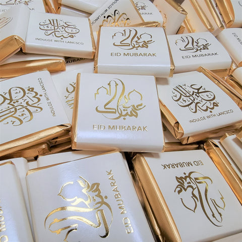 30 Eid Chocolate Pack - Cream / Gold
