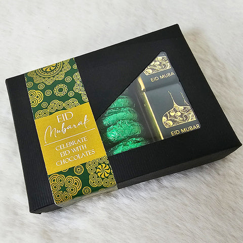 Eid Gift Box - 24 x Mint Chocolate Squares & 8 x Dark Chocolate Mint Cremes