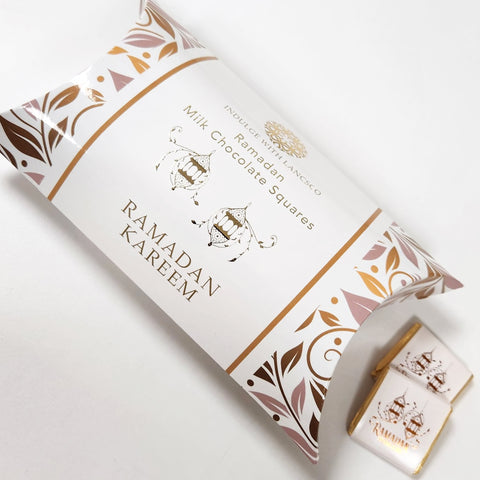 Ramadan Mubarak White Box - 50 Chocolates